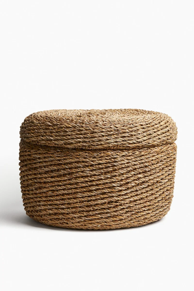 H&M Extra-large handmade seagrass storage basket