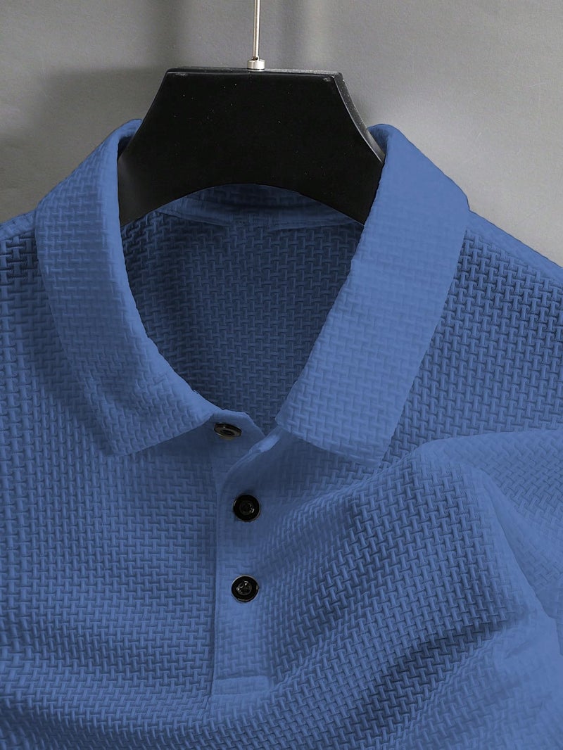 TAGDO® Mens Collar T Shirt for Man | Trendy Casual Polo Tshirt (Polo-2029-Blue-XXL) - Image 2