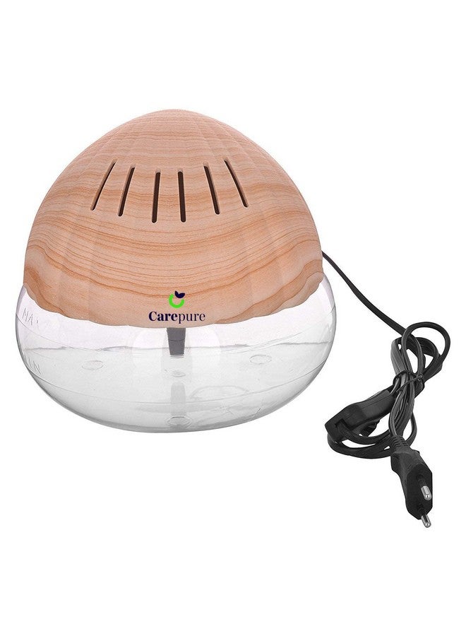 Carepure Water base Air Purifier and Humidifier Aroma Diffuser Air Revitalizer (Wooden - sea shell shape) - Image 1