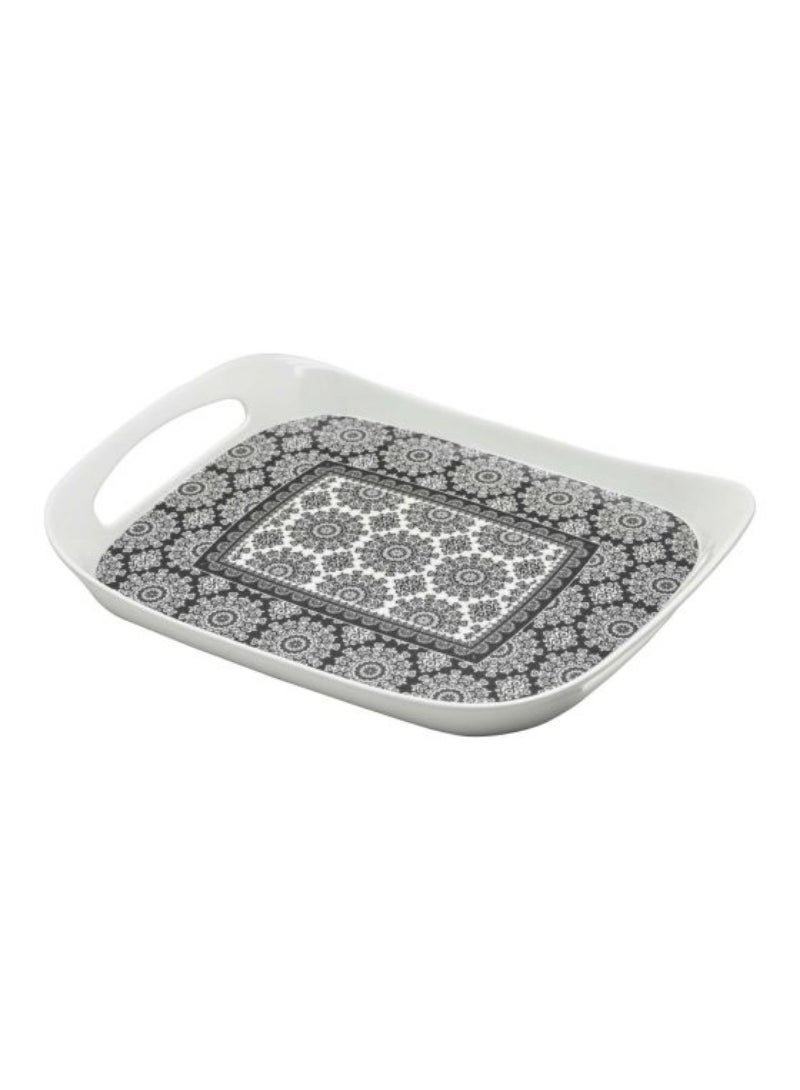 Top Pick Comfort Tray Small Black Abstract Dwt1024Bab 12.25" X 9"