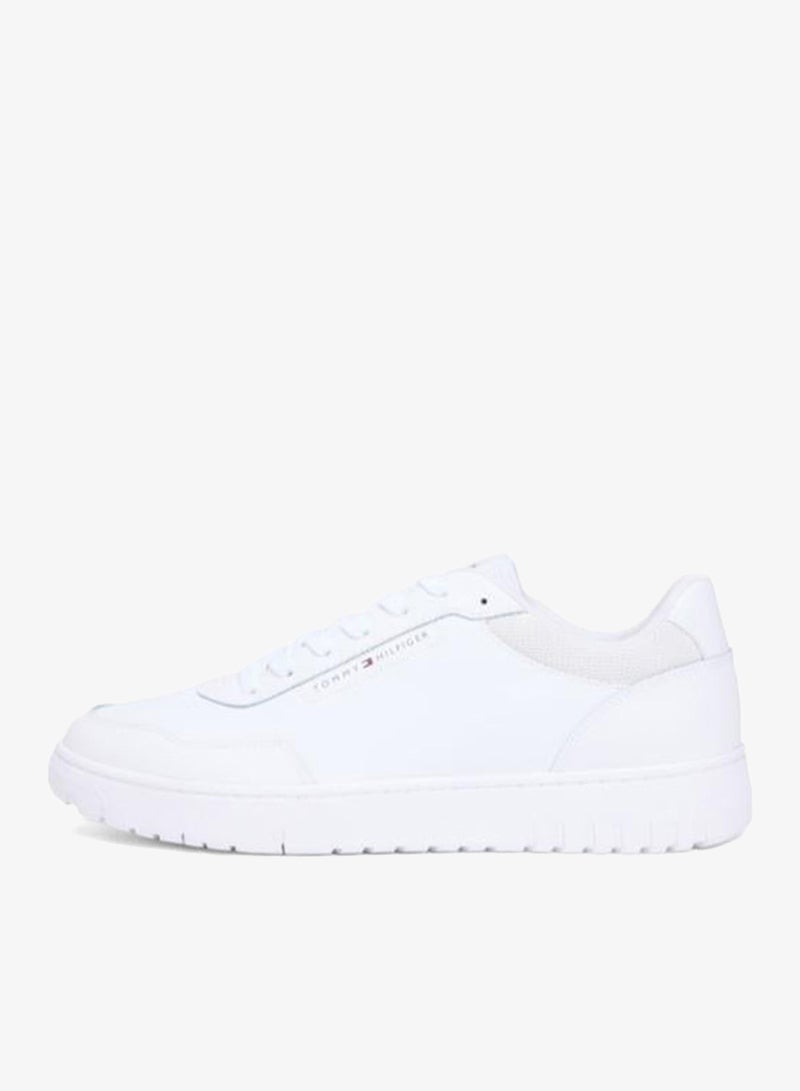 TOMMY HILFIGER Lightweight Basketball Trainers With Leather - Image 3