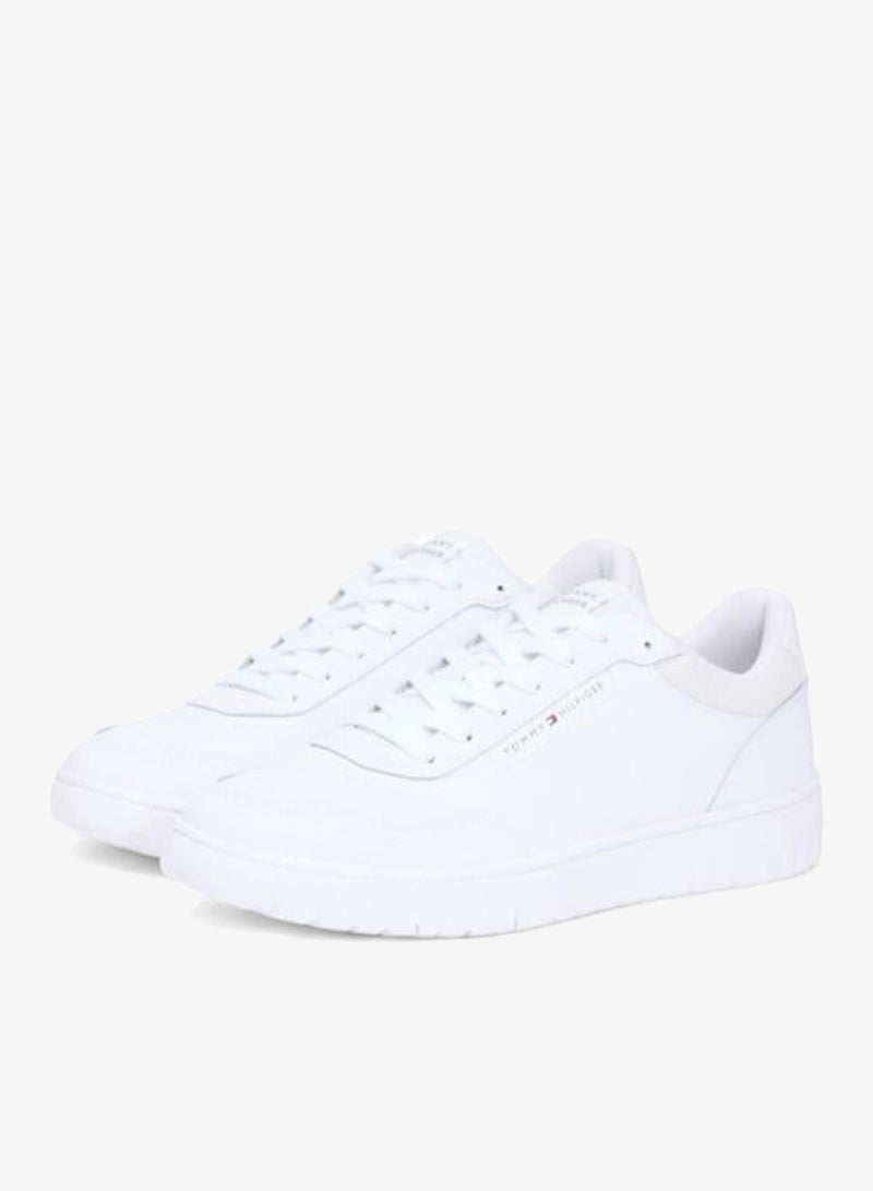 TOMMY HILFIGER Lightweight Basketball Trainers With Leather - Image 4
