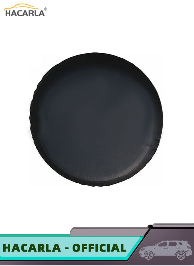HACARLA - PU Leather PVC Car Spare Tire Wheel Cover for Car Wheels Accessories Fit for Jeep Trailer RV SUV Truck - Image 1