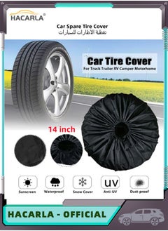 PU Leather PVC Car Spare Tire Wheel Cover for Car Wheels Accessories Fit for Jeep Trailer RV SUV Truck