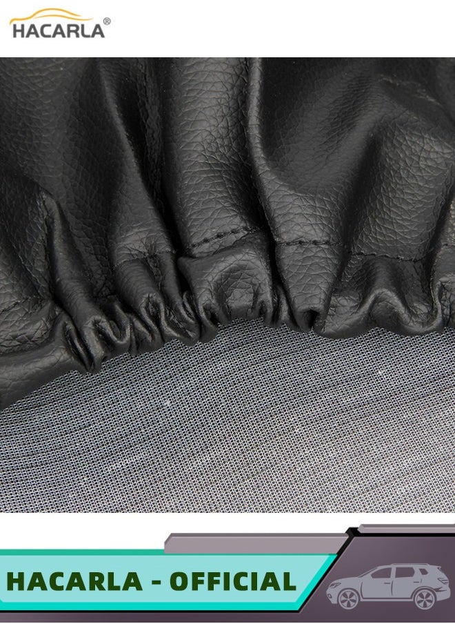 HACARLA - PU Leather PVC Car Spare Tire Wheel Cover for Car Wheels Accessories Fit for Jeep Trailer RV SUV Truck - Image 1