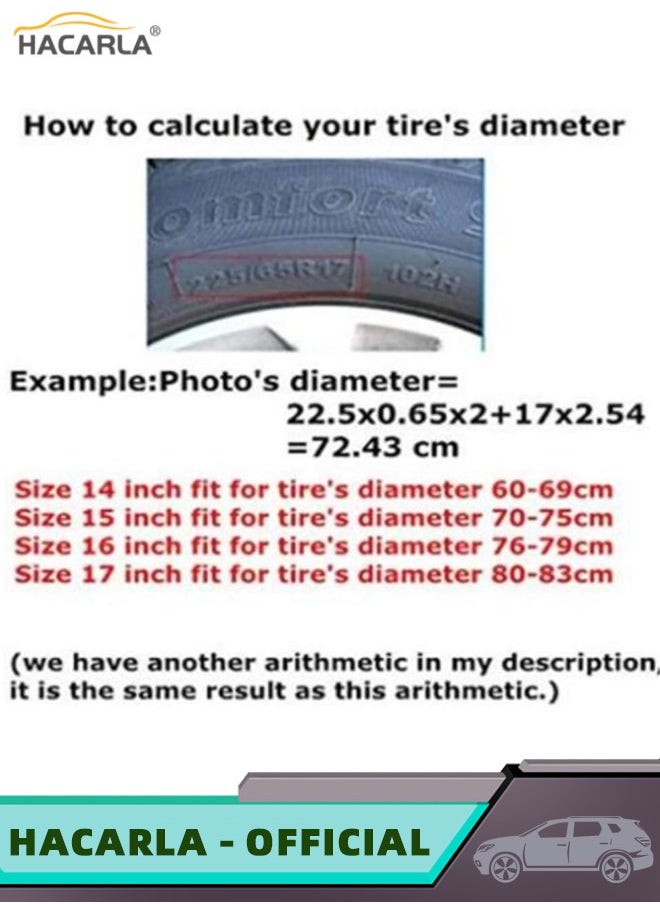 HACARLA - PU Leather PVC Car Spare Tire Wheel Cover for Car Wheels Accessories Fit for Jeep Trailer RV SUV Truck - Image 1