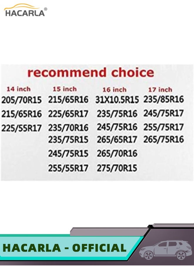 HACARLA - PU Leather PVC Car Spare Tire Wheel Cover for Car Wheels Accessories Fit for Jeep Trailer RV SUV Truck - Image 1