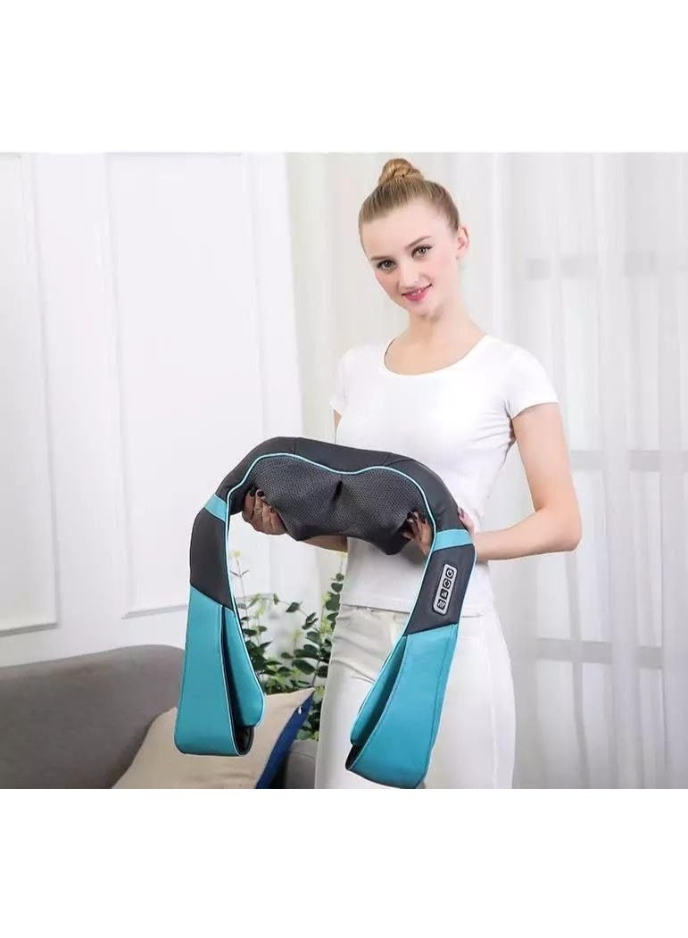 Multifunctional Electric Body Massager with Soothing Heat - Professional Deep Tissue Therapy for Neck, Shoulder, Back, Leg & Foot - High-Performance Massage System for Home & Car Use - Image 4