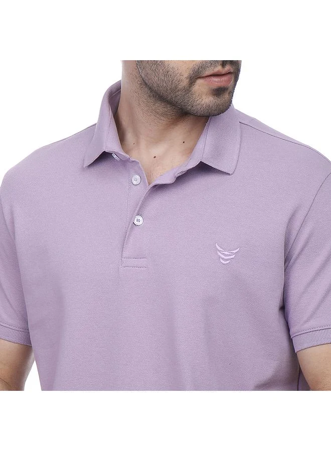 Coup Solid Polo-Shirt with Short Sleeves