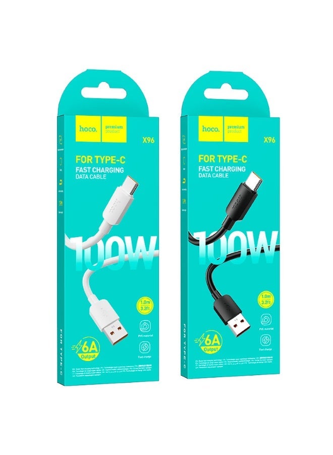 Hoco X96 Hyper 100W USB-C Charging & Data Cable – Ultra-Fast Power Delivery (PD) Support - Image 4