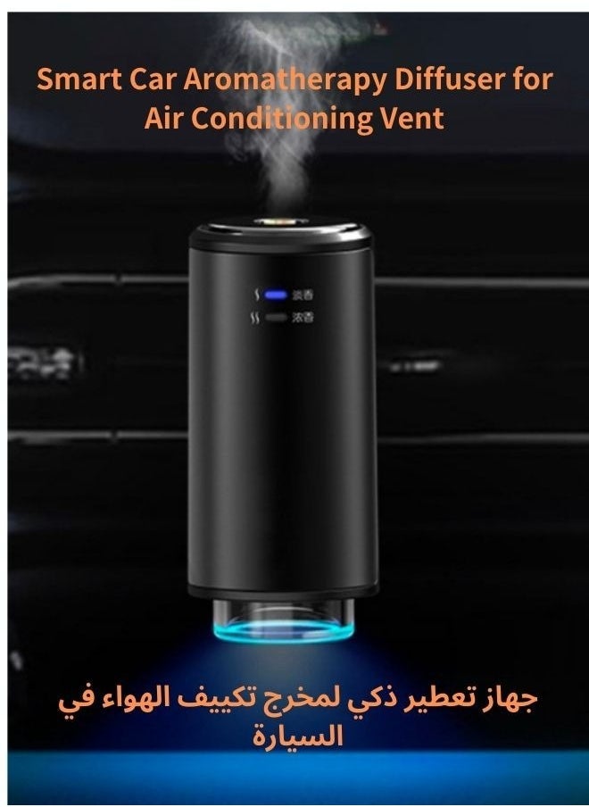 A modern design car air freshener device with 3 distinct scents and two operating systems for more comfort - Image 1