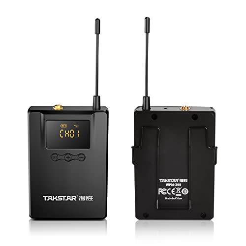 TAKSTAR UHF Wireless in-Ear Monitor Receiver for WPM-300, Wireless Bodypack Monitoring with in-Earphone, Only Monitoring Receiver - Image 2