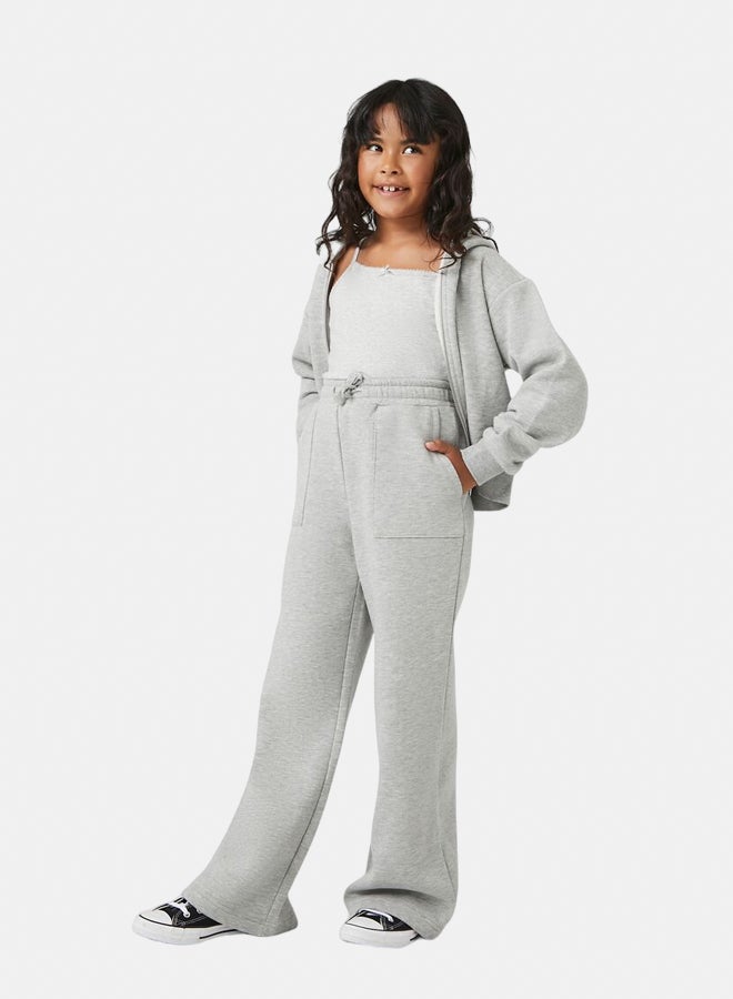 FOREVER 21 Girls Fleece Zip-Up Hoodie (Kids) - Image 1
