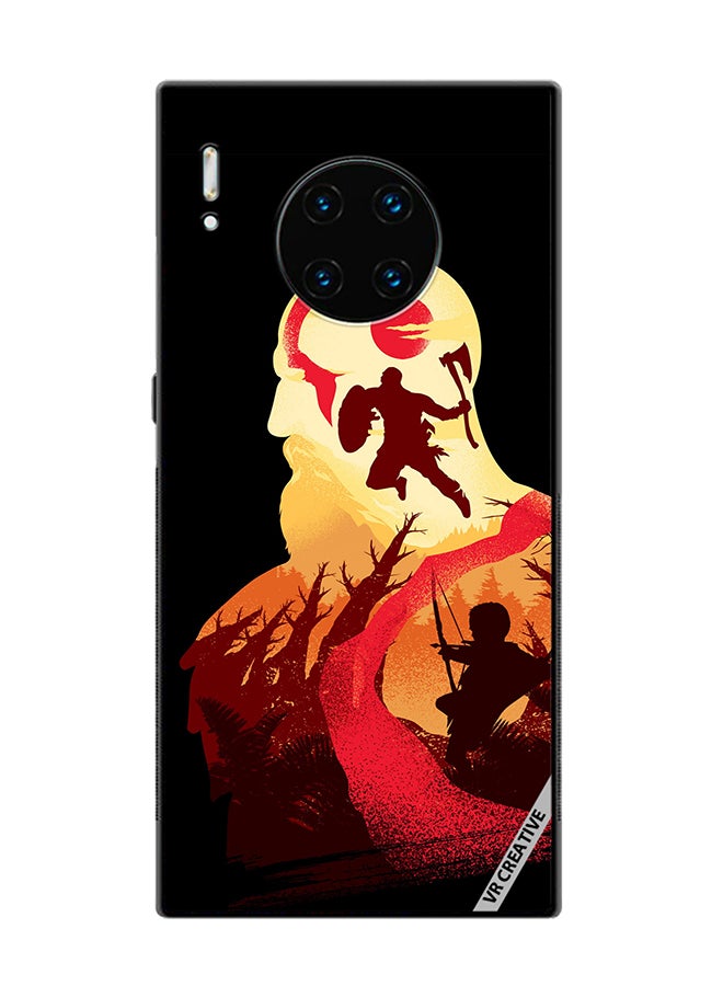 VR CREATIVE Protective Case Cover For Huawei Mate 30 Pro God Of War Design Multicolour - Image 1