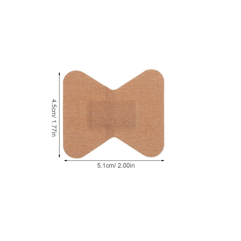 50pcs Breathable Elastic Fabric Bandages Butterfly Knuckle Fingertip Wound Plasters Self Stick Finger Wraps - Image 3