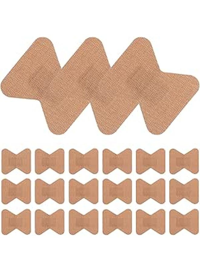 50pcs Breathable Elastic Fabric Bandages Butterfly Knuckle Fingertip Wound Plasters Self Stick Finger Wraps - Image 1