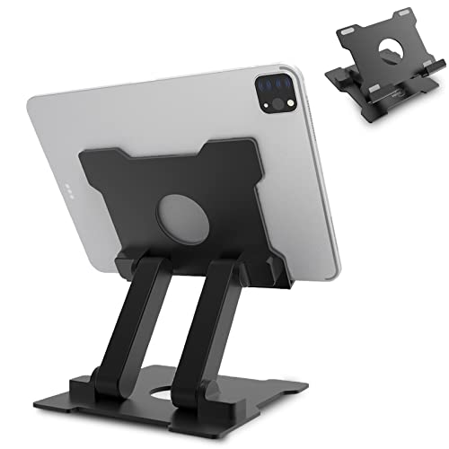 KABCON Tablet Stand,Adjustable Drawing Holder Eye-Level Aluminum Solid Stand for Desk, Portable Monitor, iPad Pro 9.7 10.5 Air Mini,Microsoft Surface Pro,Tab-Up to 15'' - Image 1