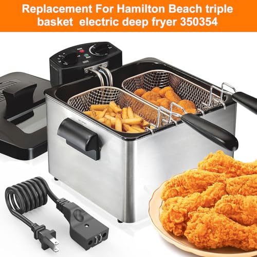 VASTHOME Deep Fryer Cord Replacement for Hamilton Beach, Masterbuilt, Butterball, Farberware, Secura, and Pukomc Electric Deep Fryers - 16 AWG Flat Power Cord Replacement Part - Image 5