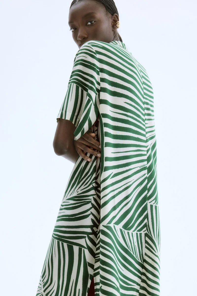 اتش اند ام Viscose tunic dress