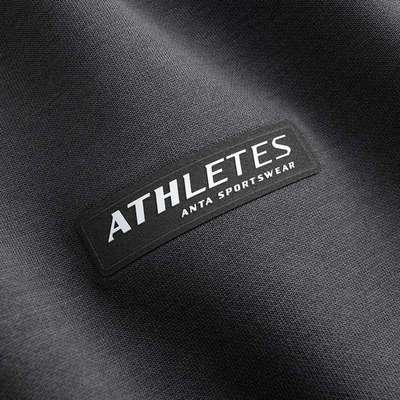 ANTA D.Grey Men’s Basketball Training Hoodie – Minimal Graphic Pullover for Men | Best Price UAE