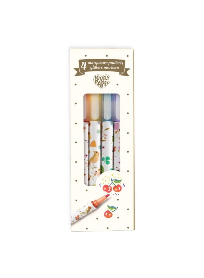 دجيكو 4 Tinou Glitter Markers