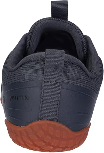 WHITIN Men’s Wide Barefoot Minimalist Shoes Zero Drop Thin Sole Width Sneakers Size 10 Jogging Sport Fashion Lightweight Dark Grey 43 - Image 4
