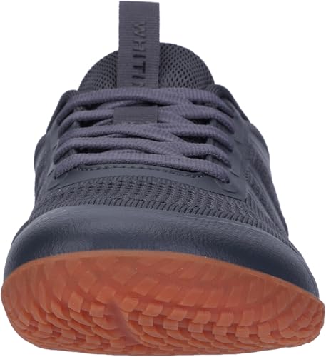 WHITIN Men’s Wide Barefoot Minimalist Shoes Zero Drop Thin Sole Width Sneakers Size 10 Jogging Sport Fashion Lightweight Dark Grey 43 - Image 2