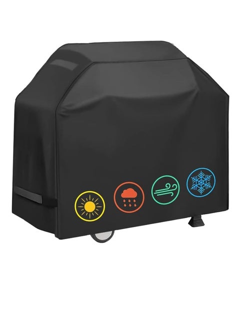Grill Cover, Waterproof BBQ Grill Cover, 58 inch Rip-Proof and Anti-UV Barbecue Gas Grill Cover Compatible