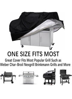 Generic Grill Cover, Waterproof BBQ Grill Cover, 58 inch Rip-Proof and Anti-UV Barbecue Gas Grill Cover Compatible  - Image 4