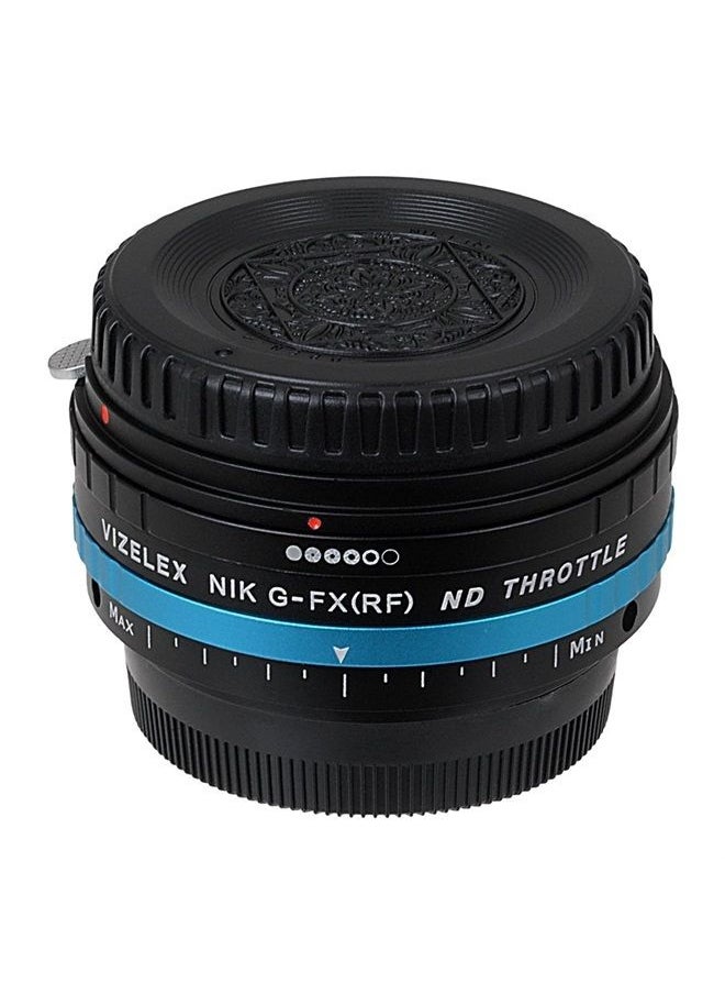 Fotodiox - Vizelex ND Throttle Lens Adapter Compatible with Nikon F-Mount G-Type Lenses to Fujifilm X-Mount Cameras - Image 1