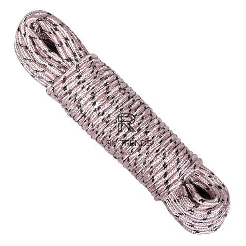 RK Trends Clothesline | Cloth Drying Rope | Laundry Clothesline | Indoor Outdoor Clothes Line | Multi-Functional Portable Rope (Multicolour) (Pack of 2, 10 Meter (Nylon Rope)) - Image 1