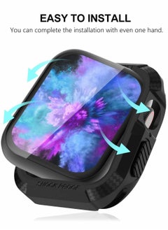 Y&D Screen Protector compatible with Apple Watch Ultra 49mm and 3pack Overall Shockproof TPU Case  - Image 4