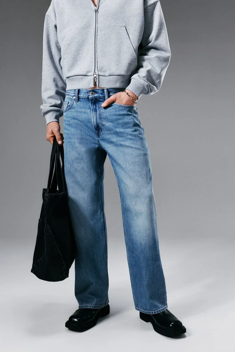 اتش اند ام Loose High Jeans