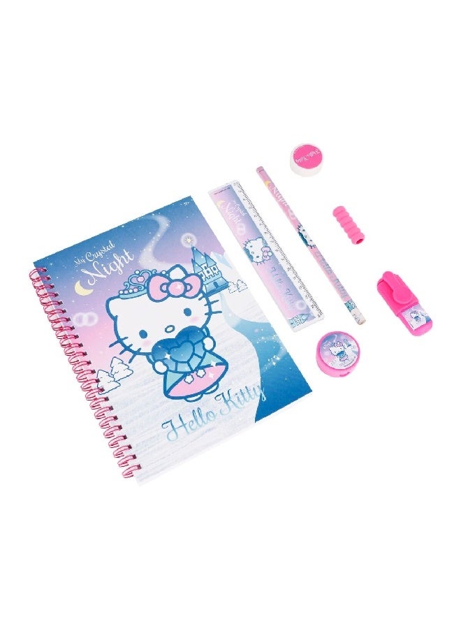 Sanrio 6-Piece Hello Kitty My Crystal Night Kids Trolley Bag Set Multicolour 48 x 35 x 56 cm TBT236IN1C20-16 - Image 5