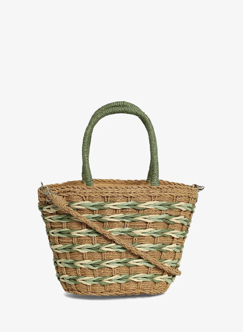 Haute Sauce  Woven Top-Handle Bag for Women | Best Price UAE