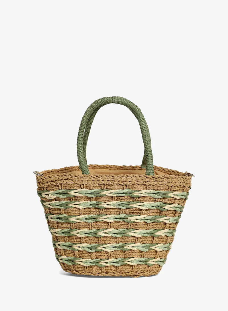 Haute Sauce  Woven Top-Handle Bag for Women | Best Price UAE