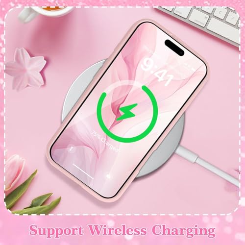 VONZEE for iPhone 16 Pro Max Clear Glitter Butterfly Case, Cute Bling Sparkle Shiny Soft TPU Bumper Shockproof Women Girls Slim Protective Phone Cover for iPhone 16 Pro Max 6.9",Pink - Image 3