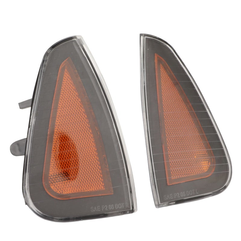 2 غطاءً لمصباح الإشارة المقدمة 4806218AD / غطاء بديل لمصباح علامة الجانب لـ دودج تشارجر LX SRT8 2006-2010 باللون الأصفر - Image 5