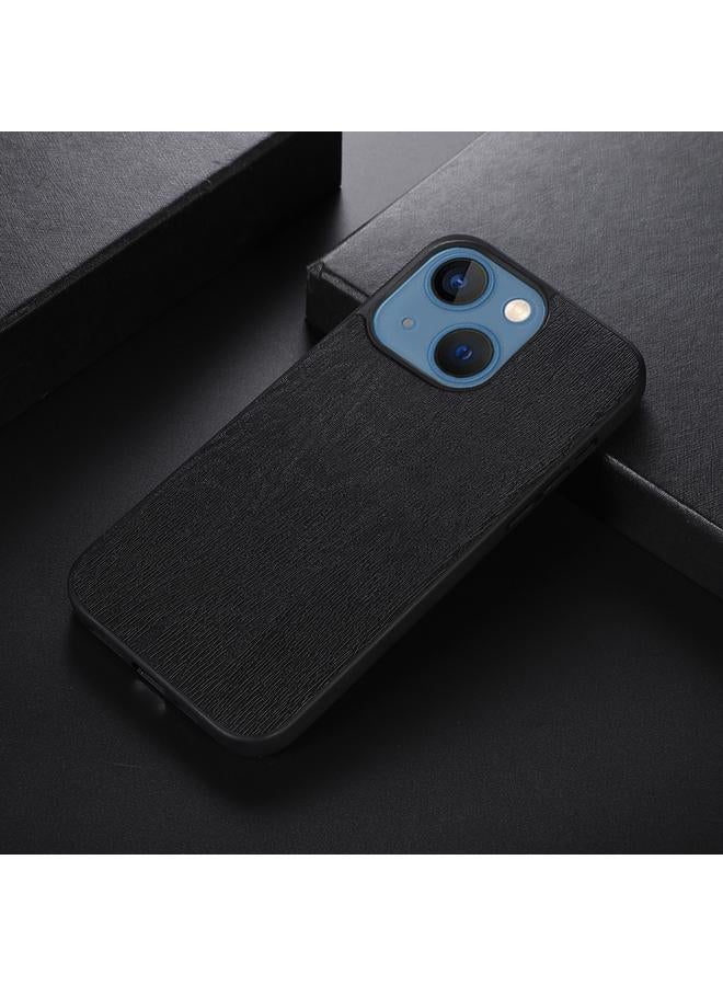 S-TOP Case For iPhone 13 mini Wood Texture PU Phone Case - Image 2