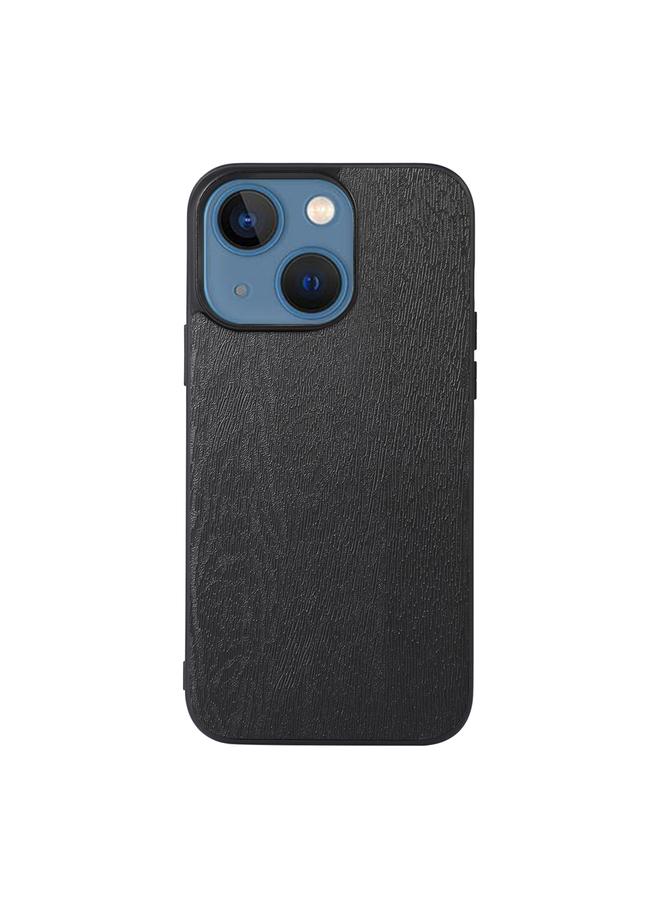 S-TOP Case For iPhone 13 mini Wood Texture PU Phone Case - Image 3