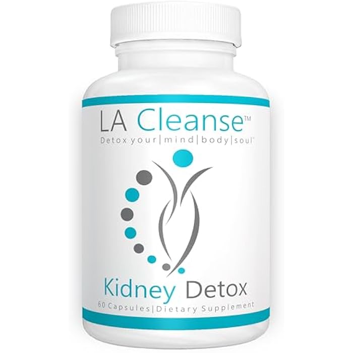 LA Cleanse Kidney Support Supplement - 60 Capsules - 200 mg Cranberry Extract with Astragalus Root, Uva Ursi Leaf Powder, & Chanca Piedra Powder for Kidney Detox Cleanse & Overall Urinary Wellness - Image 1