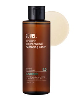 ACWELL ACWELL Licorice pH Balancing Korean Toner for Cleansing 5.07 fl.oz. - Alcohol-Free PH5.5 Hydrating Facial Astringent - Skin Clarifying & Hydration Boosting Toner  - Image 1