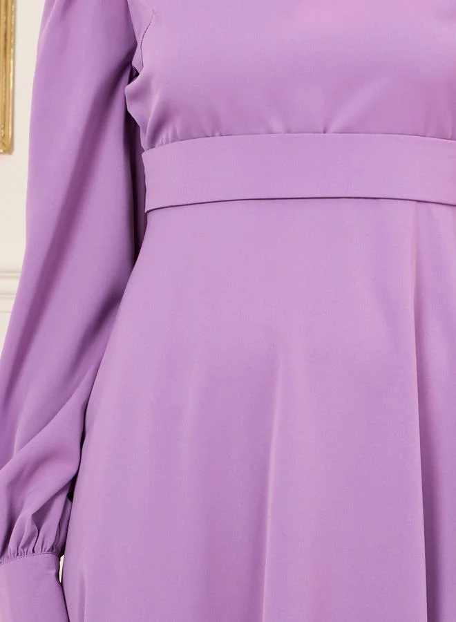 Styli Balloon Sleeve Dress