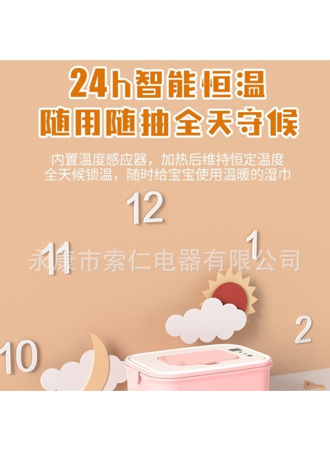 SUOREN Baby Wet Wipe Heater Moisturizing Constant Temperature Wet Wipe Machine Portable Warm Heat Preservation Box - Image 4