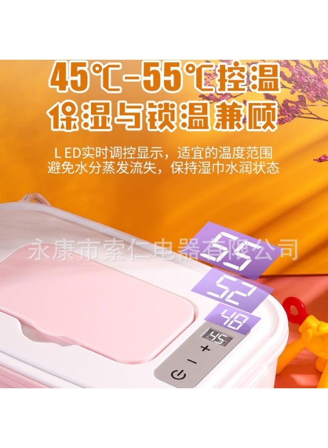 SUOREN Baby Wet Wipe Heater Moisturizing Constant Temperature Wet Wipe Machine Portable Warm Heat Preservation Box - Image 2