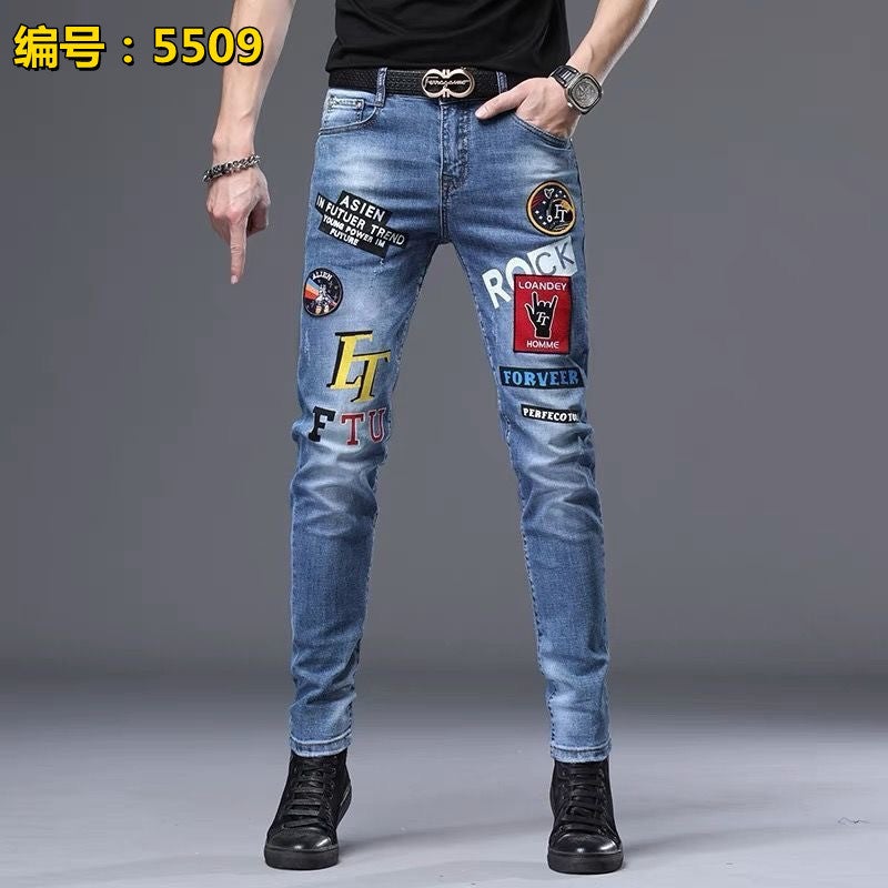 Unisex Casual Daily Denim Jeans - Image 5