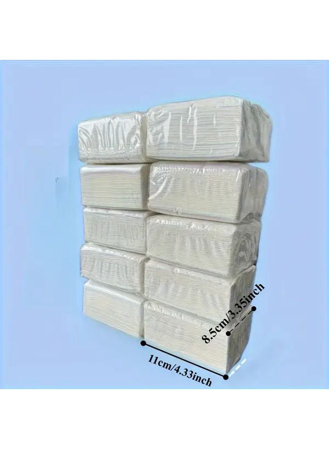 5pcs Individually Wrapped Pocket Tissues 200 Sheets Per Pack Soft Dye Free - Image 3