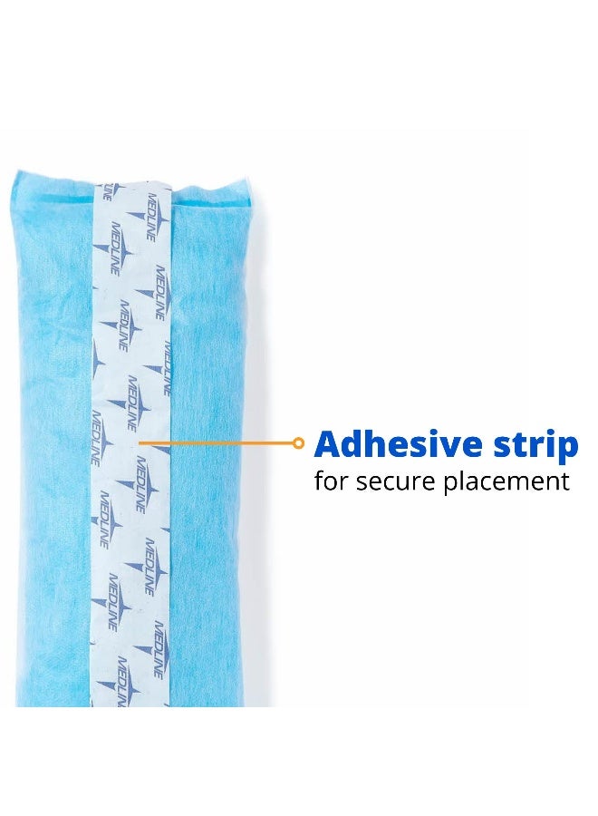Medline حزمة باردة ديلوكس للعجان مع شريط لاصق 45 بوصة × 1425 بوصة تهدئ منطقة ما بعد الولادة امتصاص منتظم استخدام واحد 1 كل - Image 3