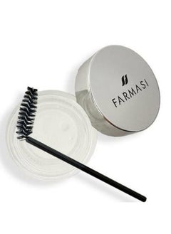 FARMASI FARMASI Brow Setting Wax, Long Lasting Waterproof Clear Brow Styling Gel for 3D Feathered and Fluffy Brows, Include Brow Brush, 0.88 oz. / 25 gr  - Image 1