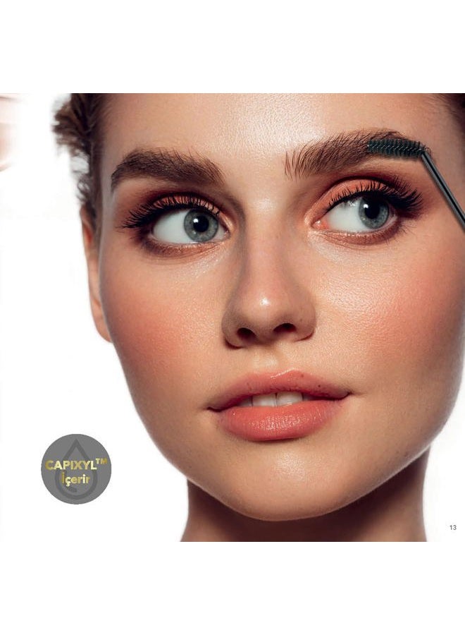 FARMASI شمع تحديد الحواجب من فارمسي، جل تصفيف حواجب شفاف مقاوم للماء يدوم طويلاً للحواجب ثلاثية الأبعاد والريشية، يشمل فرشاة حواجب، 0.88 أونصة / 25 جرام - Image 4